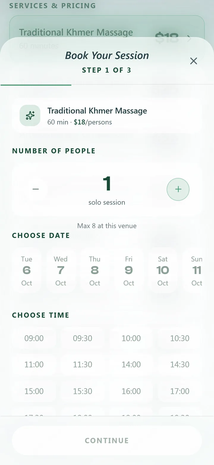 GOZEN — pick date & time